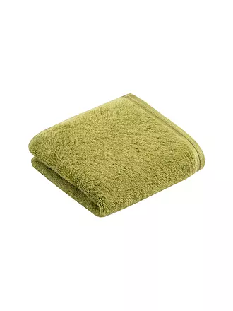 VOSSEN | Gästetuch VEGAN LIFE 40x60cm Bleu Marine | grün